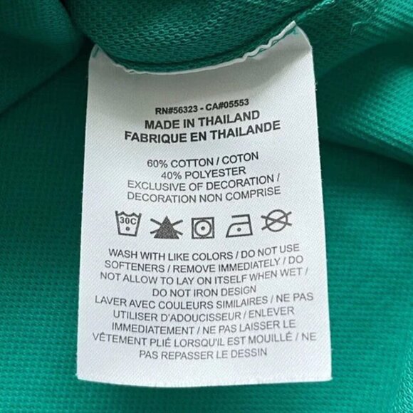 Nike Tiger Woods Polo Shirt Size L Teal Dri Fit Frank Logo Masters Performance - Picture 5 of 9